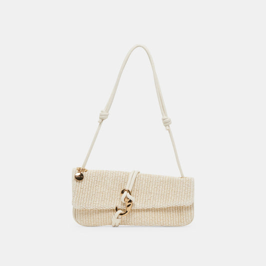 Dolce Vita ACCESSORIES | Alice Natural Raffia Shoulder Bag