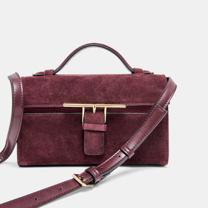 Dolce Vita ACCESSORIES | Zannone Burgundy Suede Crossbody