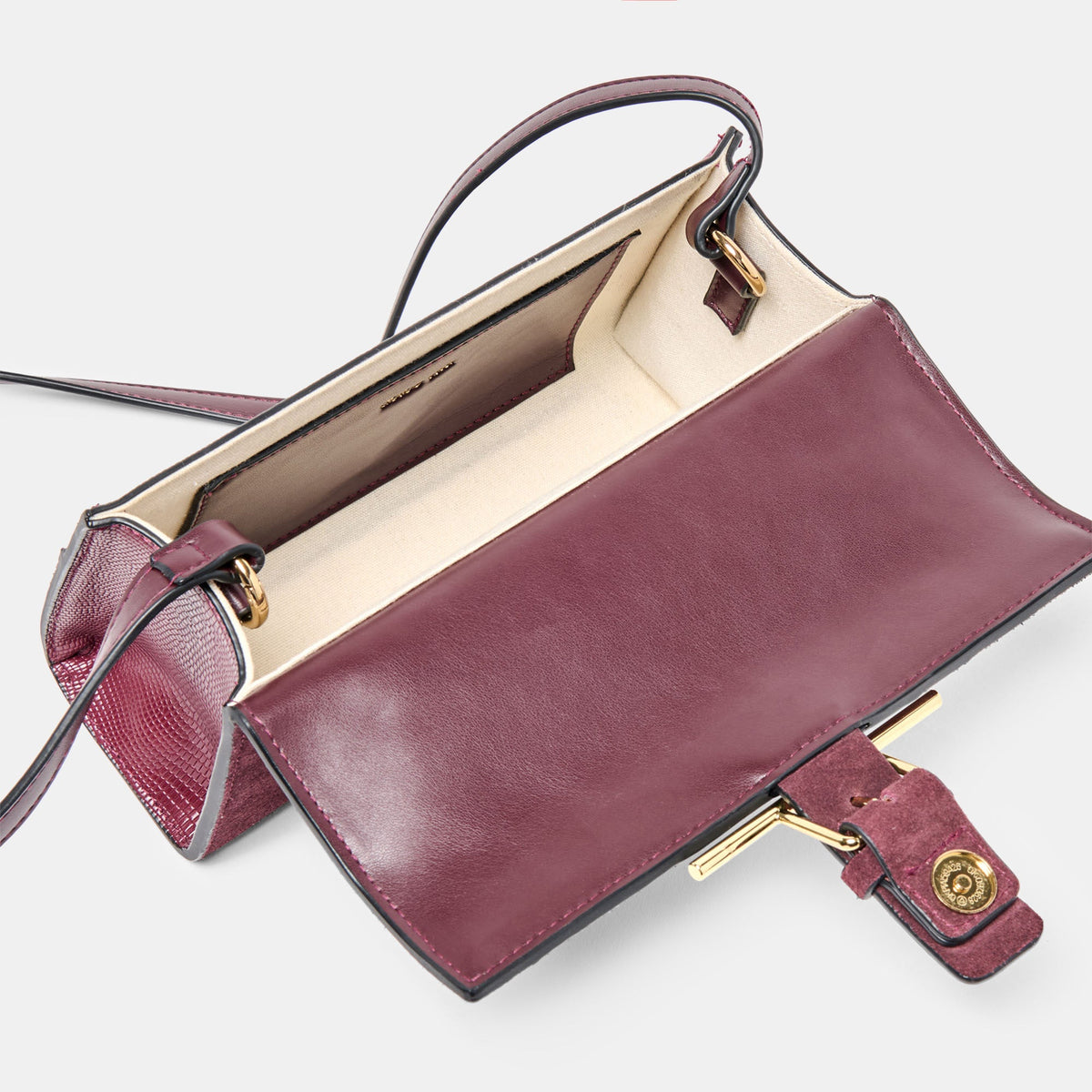 Dolce Vita ACCESSORIES | Zannone Burgundy Suede Crossbody