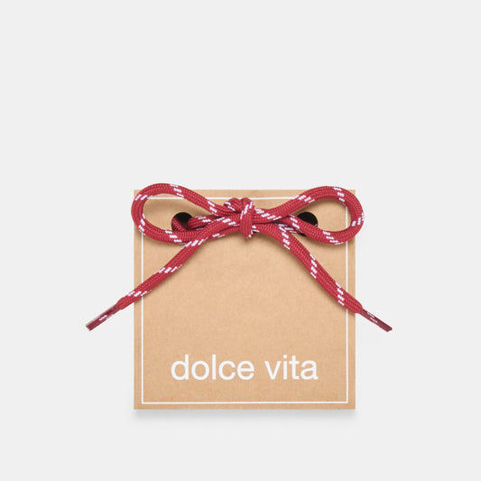 Dolce Vita ACCESSORIES | TICK MARK CORD LACE BURGUNDY MULTI
 – Dolce Vita